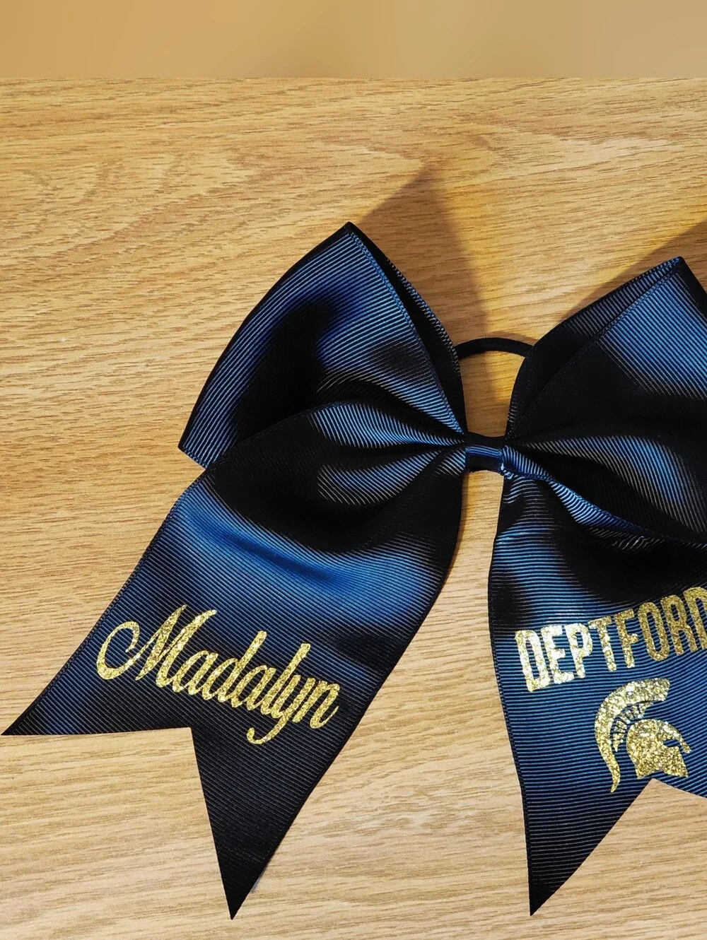 School Spirit 8 Inch Cheer Bows With School Name Mascots Personalized